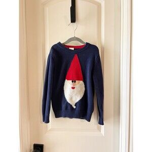 Christmas Sweater Hanna Andersson Gnome Boys/Girls Sz 5 110cm GUC